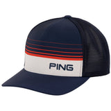 Red White and Golf Trucker Cap