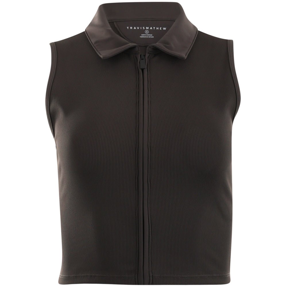 Women's MoveKnit Rib Sleeveless Full Zip Polo