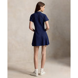Women's Cable Stretch Jacquard Short Sleeve Dress