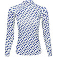 Women's Ella Print Long Sleeve Compression Top - Fairway Styles