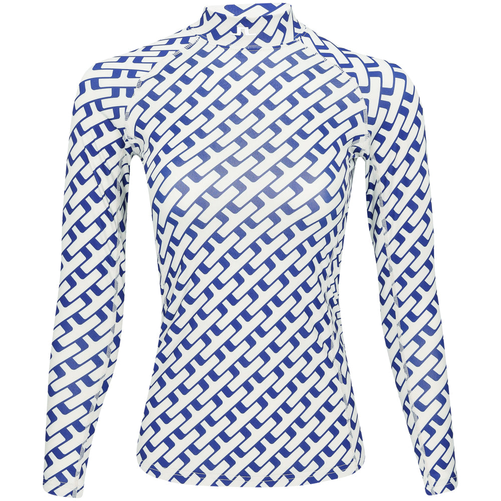 Women's Ella Print Long Sleeve Compression Top
