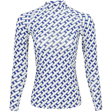 Women's Ella Print Long Sleeve Compression Top - Fairway Styles