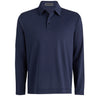 Brushed Cotton Long Sleeve Polo