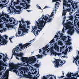 Women's Floral Print Silky Tech Sleeveless Polo