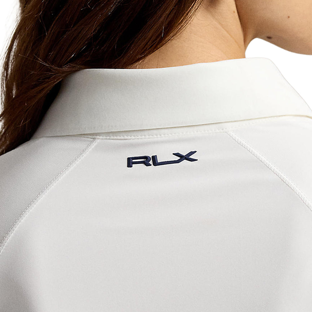 Women's Luxury Warp Knit Long Sleeve Polo