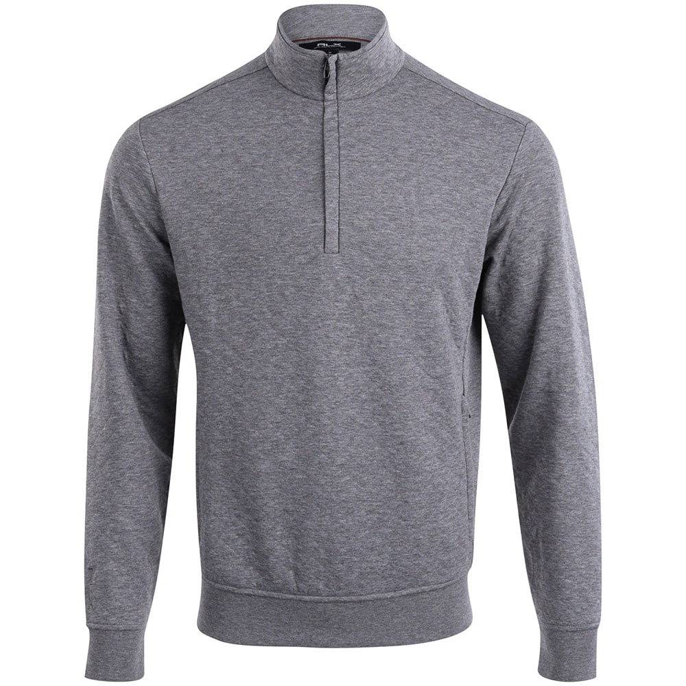 Quilted Double Knit 1/4 Zip Pullover