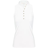 Women's Latah Sleeveless Mock Neck Polo