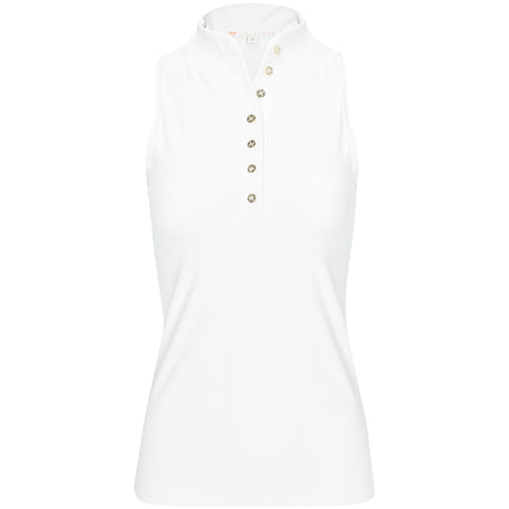 Women's Latah Sleeveless Mock Neck Polo