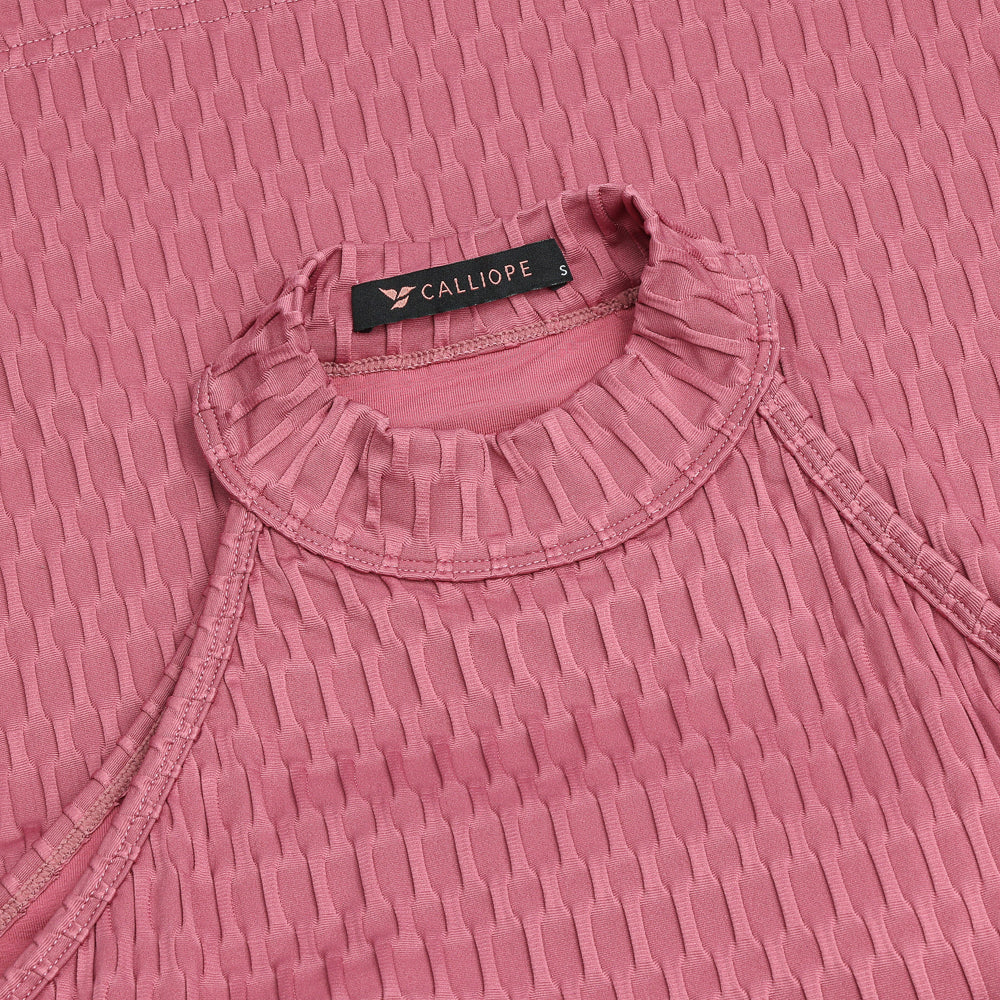 Women's Athena Sleeveless Mock Neck Polo