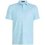 Hydrangea Print Tech Jersey Polo