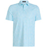 Hydrangea Print Tech Jersey Polo