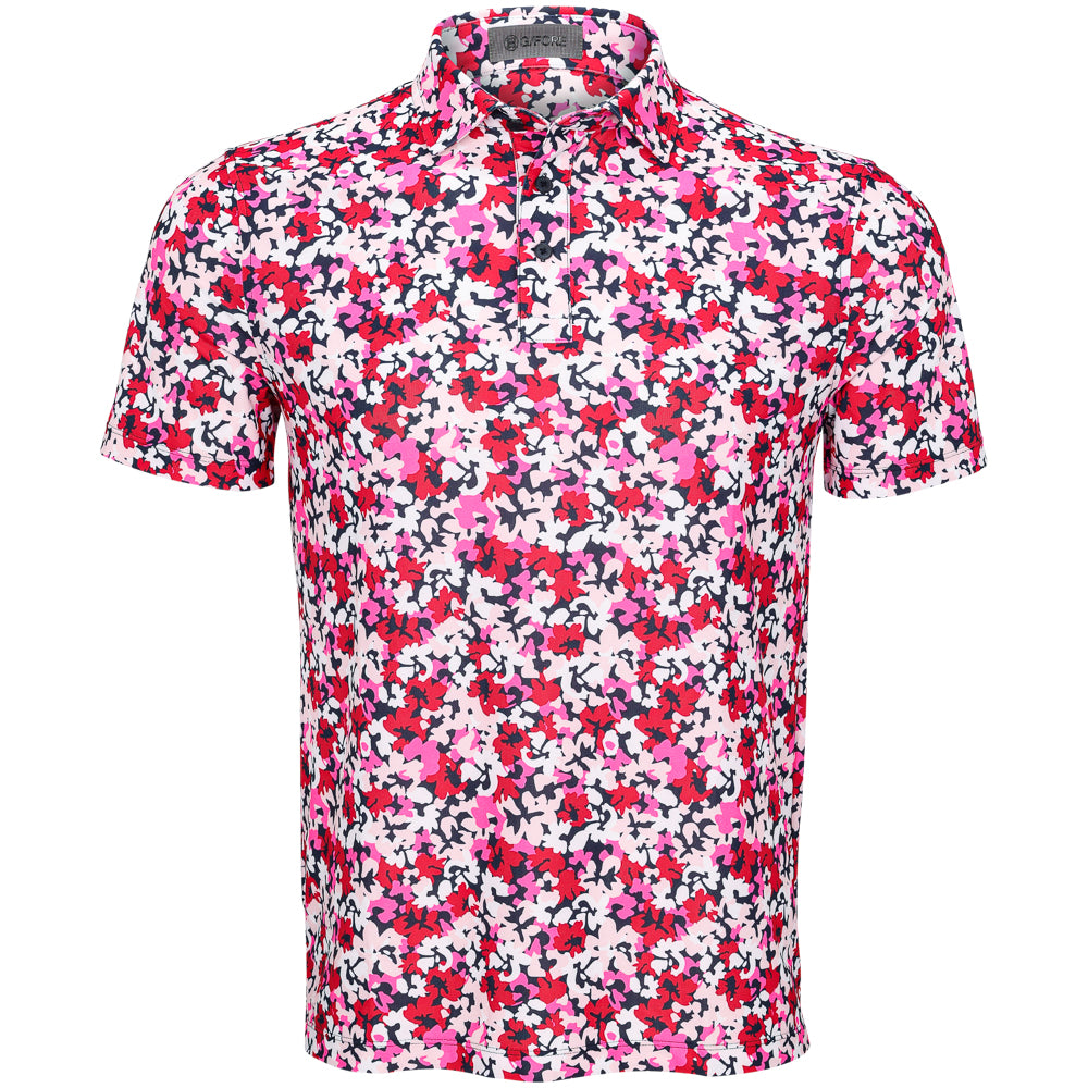 Camo Floral Tech Pique Polo