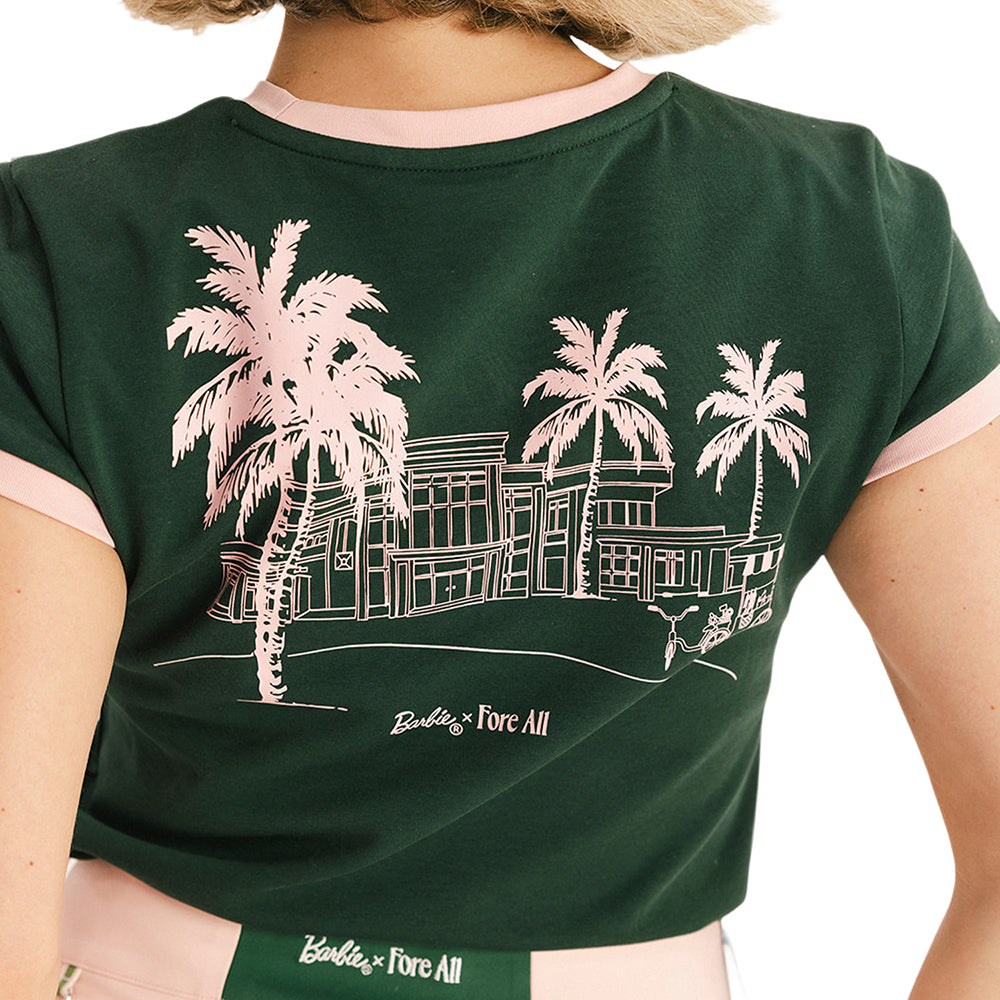 Fore All x Barbie™ Women's Club House Tee