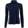 Women's Luxury Warp Knit Long Sleeve Polo