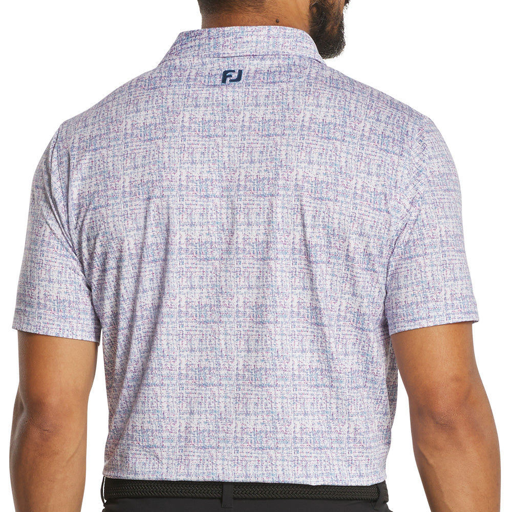 Tweed Print Polo