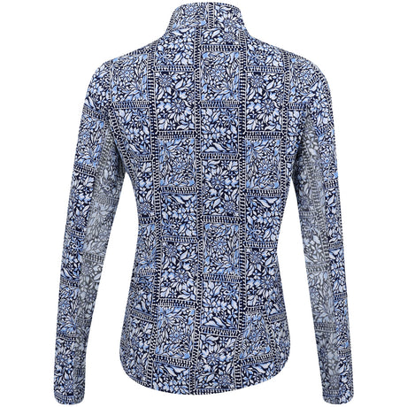 Women's Josie Print Long Sleeve Mock Neck Top