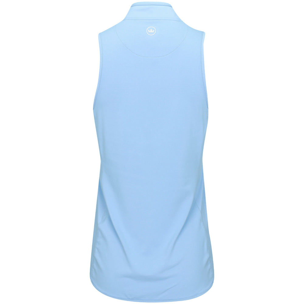 Women's Shirley Sleeveless 1/4 Zip Blade Collar Polo