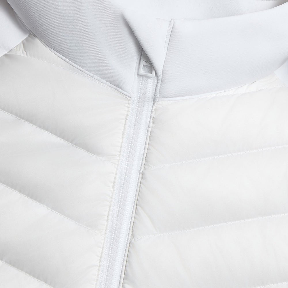 Women's V-Down Quilted Hybrid Jacket