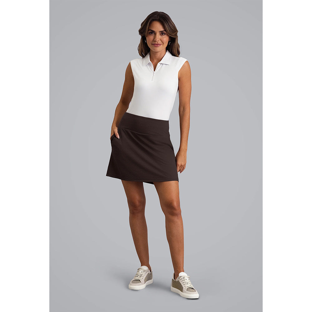 Women's Solid A-Line Skort