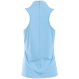Women's Nylon Sport Sleeveless Mock Neck Top