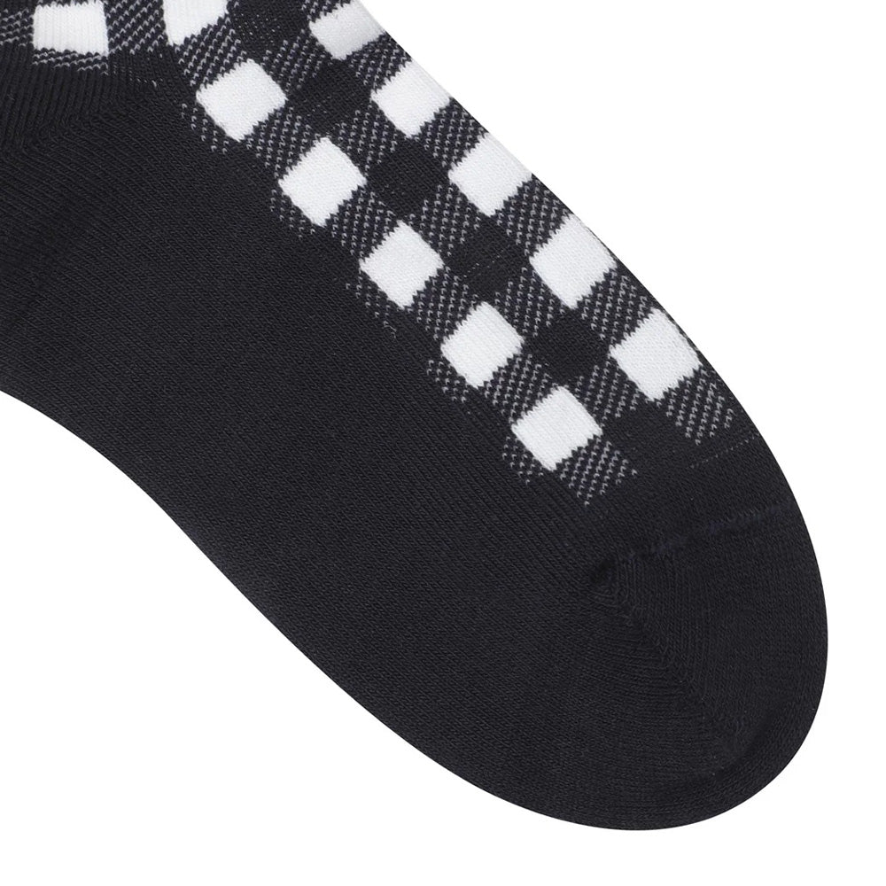 Women's Check Ribbon Socks