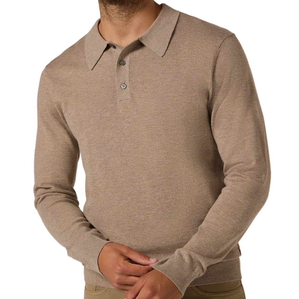 Belford Long Sleeve Sweater Polo