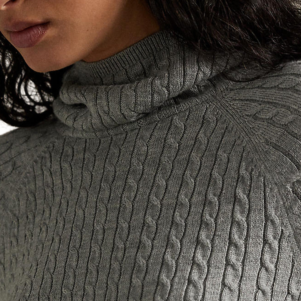 Women's Cable-Knit Snood Pullover